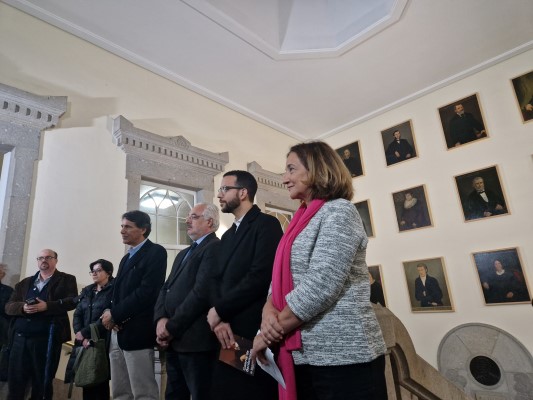 Eduardo Leite, Mariano Cabaço, Paulo Lopes Silva e Inês Dentinho na inauguração © SCMG